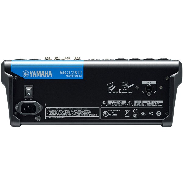 Main product image for Yamaha MG12XU 12 Channel 4-Bus USB Stereo Mixing Co 247-6035